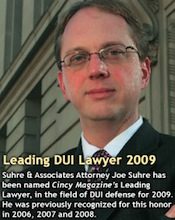 Cincy DUI Lawyer Joe Suhre