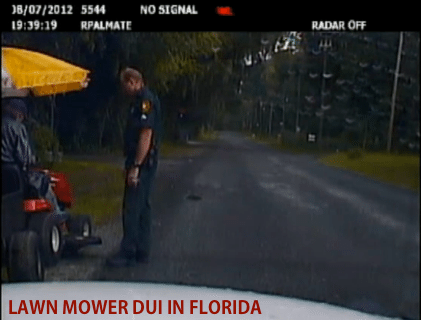 Lawn Mower DUI in Florida