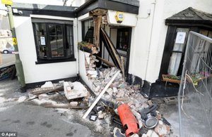 Drunk Driver Crashes Into Pub